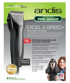 Andis Excel 5 Speed Clipper -Pet Products Store AN 65435 3