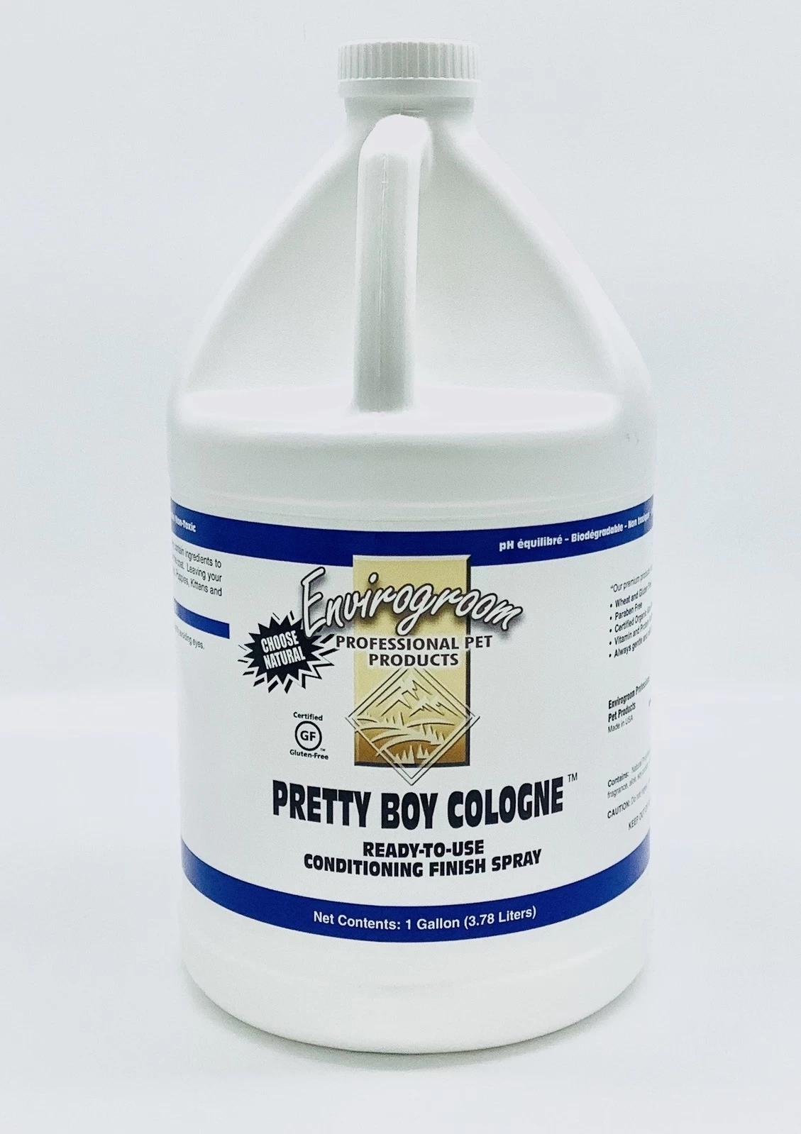Envirogroom Pretty Boy Cologne RTU Conditioning Finish Spray 1 Gallon 1 Envirogroom Pretty Boy Cologne RTU Conditioning Finish Spray 1 Gallon