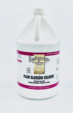 Envirogroom Plum Blossom Cologne RTU Conditioning Finish Spray 1 Gallon