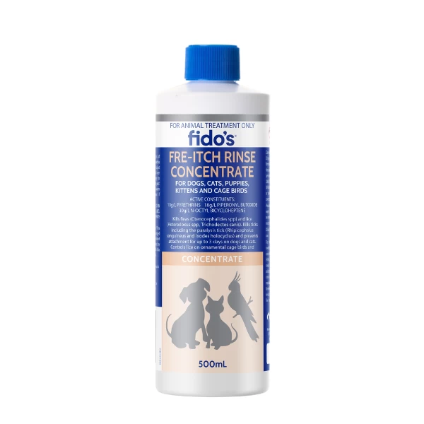 Fido's Rinse Concentrate For Flea & Tick Control 500ml 1 Fido's Rinse Concentrate For Flea & Tick Control 500ml