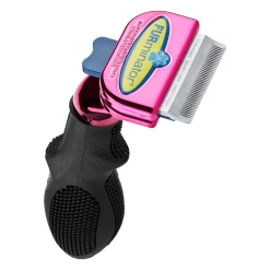 Furminator DeShedding Tool - Small Cat Short Hair Metallic [Pink]