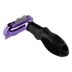Furminator DeShedding Tool - Large Cat Long Hair Metallic [Purple] -Pet Products Store FU 01226 4