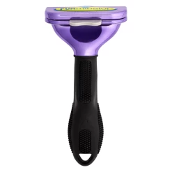 Furminator DeShedding Tool - Large Cat Long Hair Metallic [Purple] -Pet Products Store FU 01226 5