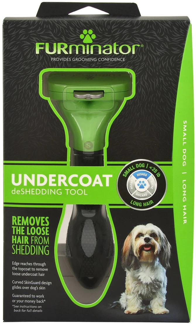Furminator Undercoat DeShedding Tool - Small Dog Long Hair 1 Furminator Undercoat DeShedding Tool - Small Dog Long Hair