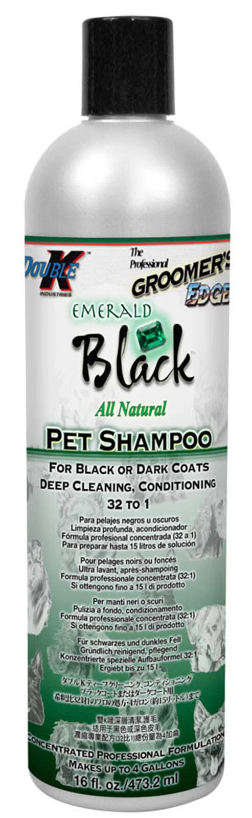 Groomer's Edge Emerald Black Shampoo 473ml