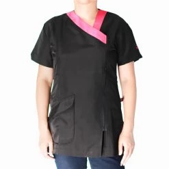 Groomtech Latina Grooming Tunic - Pink Trim [Size: Small]