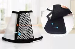 Groomtech Elizabethan Collar #8, Neck Circum 38-45cm, Depth 21cm -Pet Products Store GT ECA08 1