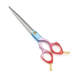 Groomtech Hummingbird Asian Fusion Straight Shears 6.5" [Blue Purple Red]