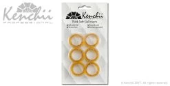 Kenchii Thick Soft Finger Insert Ring Set Of 6 - Gold
