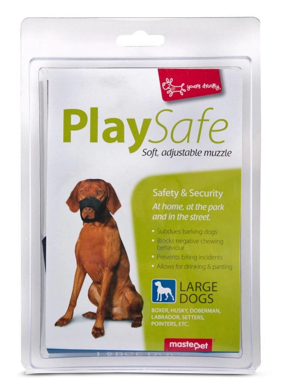 Yours Droolly Dog Muzzle Large Size 4 1 Yours Droolly Dog Muzzle Large Size 4