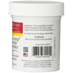 Kwik Stop Styptic Powder 1.5oz (42g) -Pet Products Store MC 60002 2