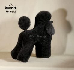 Mr. Jiang Poodle Lamb Clip Full Body Coat / Model Dog [Black] -Pet Products Store MJ PC02K 3