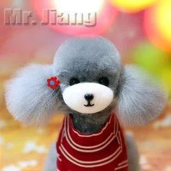 Mr. Jiang Teddy Bear Full Body Coat / Model Dog [Grey] -Pet Products Store MJ TB02G 6