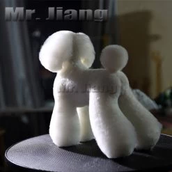 Mr. Jiang Teddy Bear Full Body Coat / Model Dog [White] -Pet Products Store MJ TB02W 2