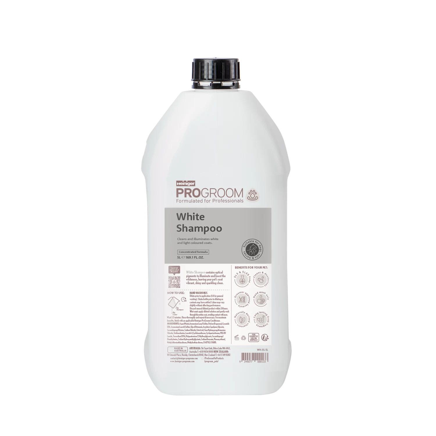 Progroom Whitening Shampoo 5L 1 Progroom Whitening Shampoo 5L