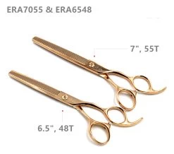 Silver Line Shear Thinner 7" Rose Gold -Pet Products Store SL ERAD7055 G 3