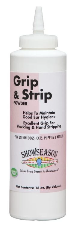 ShowSeason Grip & Strip Pet Ear Powder 16oz