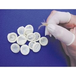 Show Tech Finger Condoms White 100 Pack - Medium -Pet Products Store ST 85158 2