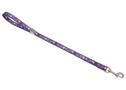 Show Tech Grooming Noose Pawprint Purple 55cm X 1.5cm