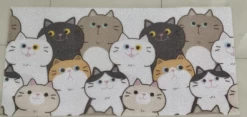 Bathing Mat 120cm X 60cm - Lovely Cat