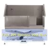 Aeolus Stainless Steel Electric Lifting Bath Tub (Sliding Door) With S/S Base