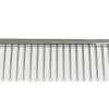 KissGrooming Ultra Premium Brass Comb In Chrome 24.5cm