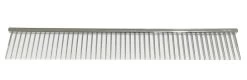 KissGrooming Ultra Premium Brass Comb In Chrome 24.5cm