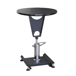Aeolus Cost Effective Round Hydraulic Table With Single Grooming Arm