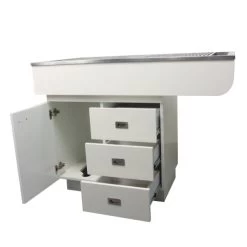 Dental Preparation Table With Stainless Steel Tub And Painted Cabinets -Pet Products Store T FT851 2