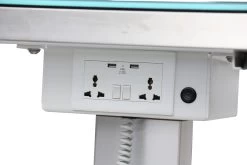 Aeolus LED Lighting Pedestal Lifting Table With Under Table Wheels -Pet Products Store T FT893 2