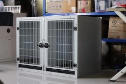 Aeolus KA505T Powder Coated Galvalume Modular Cage - Large -Pet Products Store T KA505TL AZ 2