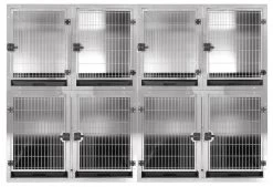 Aeolus KA505T Stainless Steel Modular Cage - Medium -Pet Products Store T KA505TM 201 4