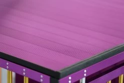 Aeolus 4-Berth Show Trolley With 6" Rubber Wheels - Large [Gold And Purple] -Pet Products Store T KB511NAF GP Kit6W 3