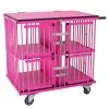 Aeolus 4-Berth Show Trolley With 4" Nylon Wheels - Large [Pink]