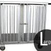 Aeolus 2-Berth Show Trolley With 4" Nylon Wheels - Large [Black]