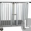 Aeolus 2-Berth Show Trolley With 4" Nylon Wheels - Large [Silver]
