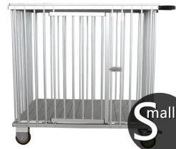 Aeolus 1-Berth Show Trolley With 4" Nylon Wheels - Small [Black]