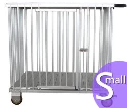 Aeolus 1-Berth Show Trolley With 4" Nylon Wheels - Small [Purple]