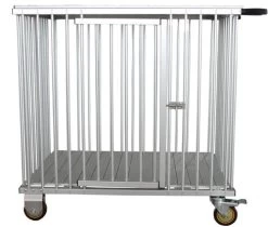 Aeolus 1-Berth Show Trolley With 4" Nylon Wheels - Small [Silver] -Pet Products Store T KB513NAO SL Kit 5