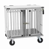 Aeolus 2-Berth Show Trolley With 6" Rubber Wheels - Small [Silver]