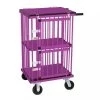 Aeolus 2-Berth Double Deck Show Trolley With 4" Nylon Wheels - XSmall [Purple]