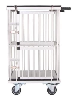 Aeolus 2-Berth Double Deck Show Trolley With 4" Nylon Wheels - XSmall [Purple] -Pet Products Store T KB514NAT PP Kit 5