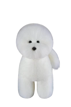KissGrooming Bichon Frise Coat For Model Dog Mannequin [White] -Pet Products Store T RMD32A1 3
