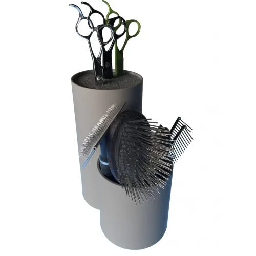 Aeolus Double Stump Scissors Cylinder - Pink 2 Aeolus Double Stump Scissors Cylinder - Pink - Image 2