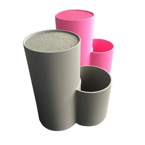 Aeolus Double Stump Scissors Cylinder - Pink 3 Aeolus Double Stump Scissors Cylinder - Pink - Image 3