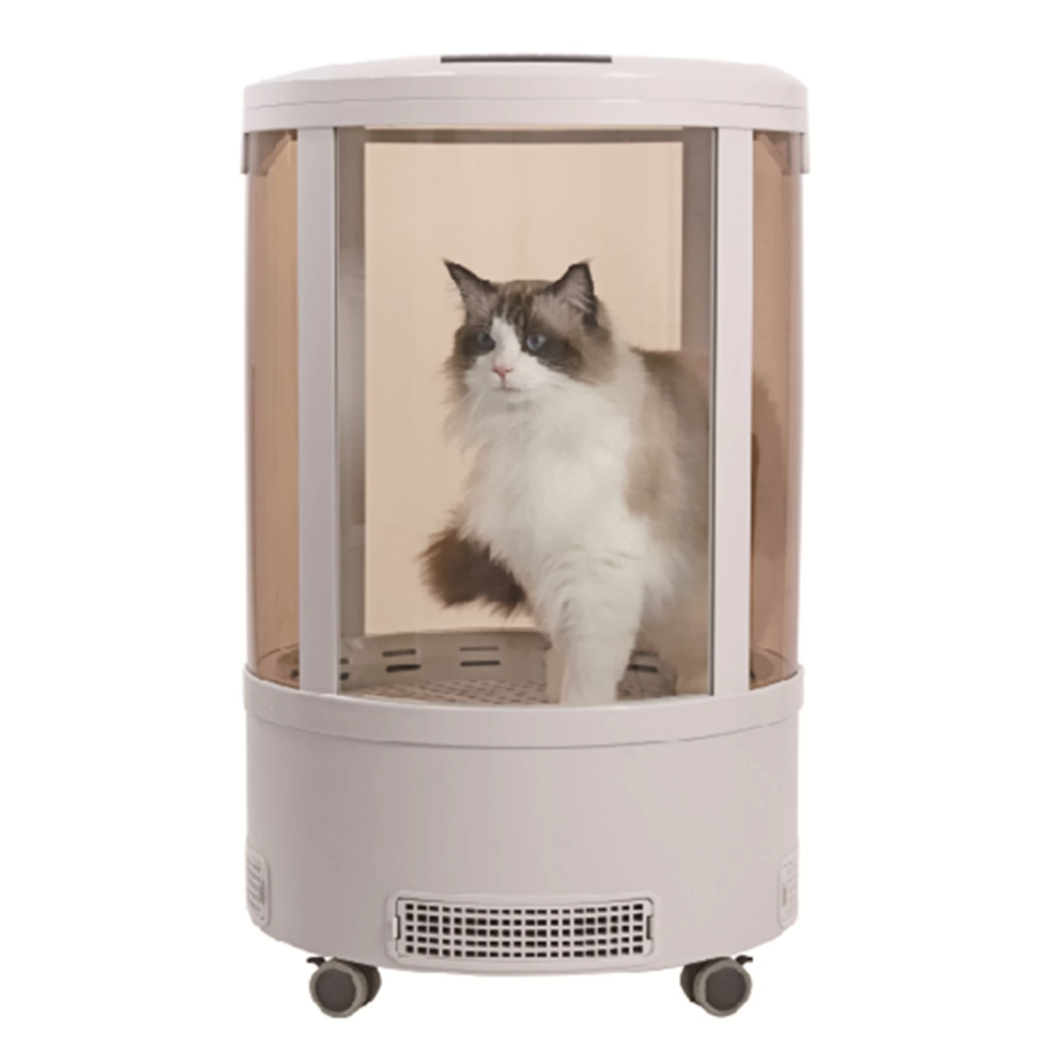 KissGrooming Mini Pet Drying Cabinet TD909R For Cat - Round 1 KissGrooming Mini Pet Drying Cabinet TD909R For Cat - Round