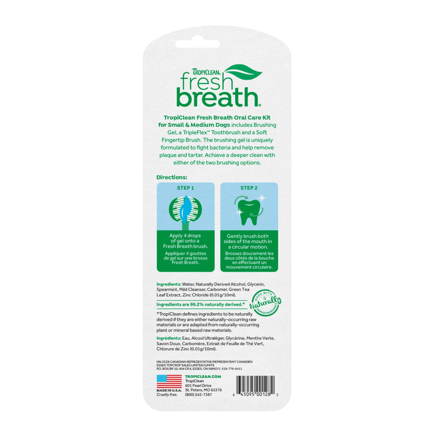 Tropiclean Fresh Breath Oral Kit For Small & Medium Dogs 2 Tropiclean Fresh Breath Oral Kit For Small & Medium Dogs - Image 2