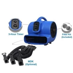 XPower X430TF Cage Dryer / Air Mover 350w -Pet Products Store XP X430TF 4
